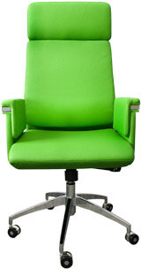 4Worldstyle Irodai szék F001, műbőr, zöld