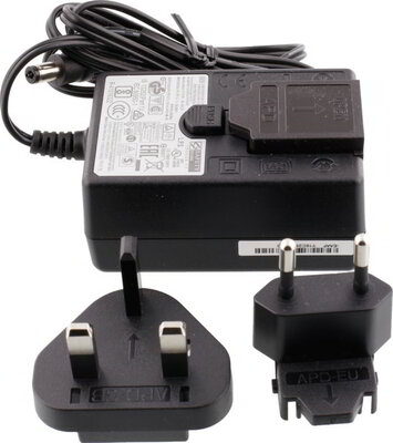 D-Link 12V 3A PSU Accessory Black (Interchangeable Euro/ UK plug)