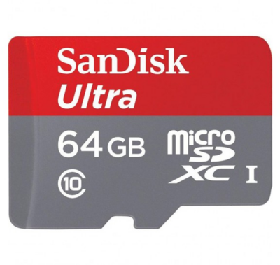 Sandisk 64GB Ultra microSDXC UHS-I CL10 memóriakártya