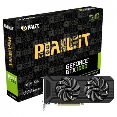 Palit GeForce GTX 1060 Dual 6GB GDDR5 192bit grafikus kártya