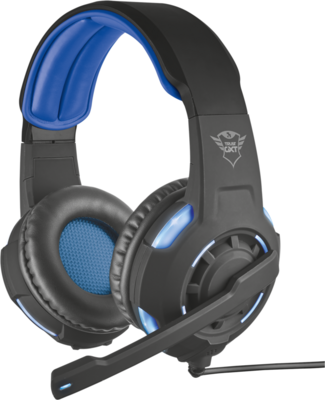 Trust Gaming GXT 350 Radius 7.1 Surround Gaming Headset - Fekete/Kék