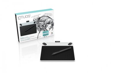 Wacom Intuos Draw Pen S digitális rajztábla Fehér
