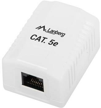 Lanberg UTP Data Box 1-port RJ45 unshielded cat. 5E