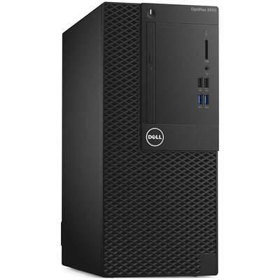 DELL Optiplex 3050 Mini-Tower, Intel Core i3 7100 (3.9GHz), Intel HD 630, 1x4GB DDR4, 500GB 7.2k, W10 Pro 64, DVD+/-RW, USB Optical mouse, USB HU keyboard, VGA video port, 3y NBD