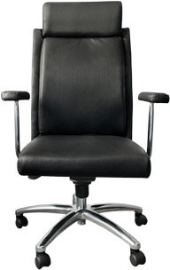4Worldstyle Irodai szék H008, műbőr, fekete