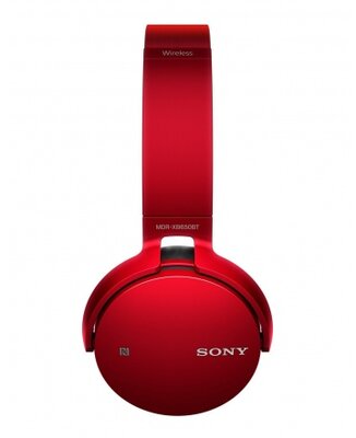 Sony MDR-XB650BT Vezeték nélküli bluetooth fejhallgató Piros