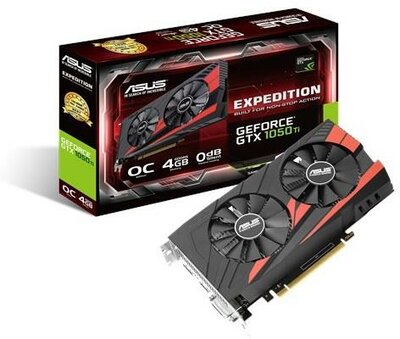 ASUS Expedition GeForce GTX 1050 Ti, 4GB GDDR5