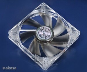 Akasa Ultra Quiet Series 12cm rendszerhűtő Füstös fekete