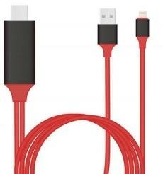 Gembird CC-LMHL-01 MHL HDMI Kábel Apple készülékekhez - Piros