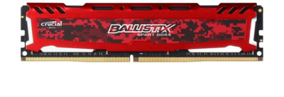 Crucial 4GB /2400 Ballistix Sport LT Red DDR4 RAM