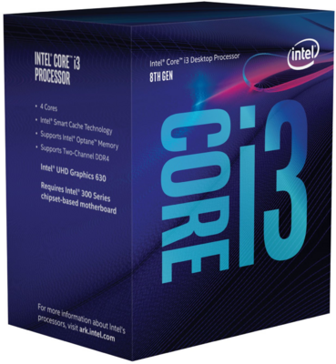 Intel Core i3-8100 3.60GHz (S1151) Processzor - Box