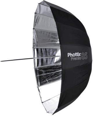 Phottix Premio 85372 Derítő ernyő - Ezüst/Fekete (85cm)