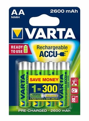 Varta Professional Accu AA Tölthető ceruzaelem (4db/csomag)