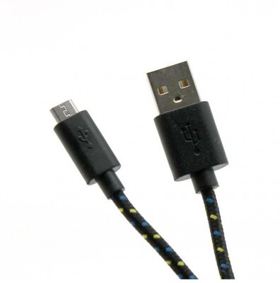 Sbox Micro USB kábel 1m - Fekete