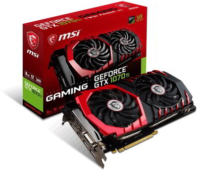 MSI GeForce GTX 1070 Ti 8GB GDDR5 GAMING Videókártya