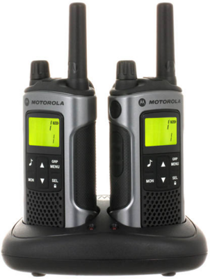 Motorola TLKR T80 walkie talkie (2db) - Fekete/szürke
