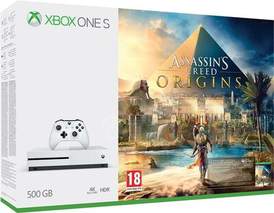Microsoft Xbox One S 500GB Fehér + Assassin's Creed Origins Bundle