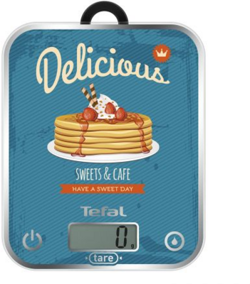 Tefal BC5119V0 Optiss Dekor üveg konyhamérleg Kék