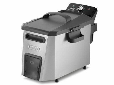 Delonghi F44520CZ PremiumFry 4.5L olajsütő - Fekete/Ezüst