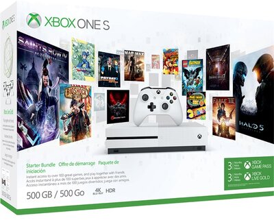 Microsoft Xbox One S 500GB Fehér + Game Pass Bundle