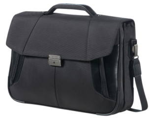 Samsonite XBR Briefcase 2 Gus. 15.6" Notebook táska - Fekete