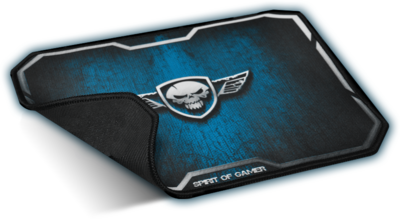 Spirit of Gamer Winged Skull Gaming Egérpad - Kék mintás