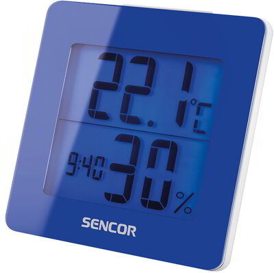 Sencor SWS 1500 BU LCD időjárás-állomás ébresztőórával - Kék