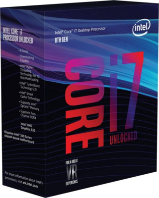 Intel Core i7-8700K 3.70GHz (1151) Processzor - BOX (hűtő nélkül)