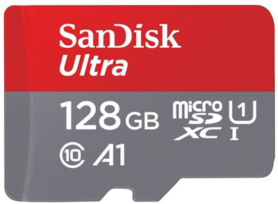Sandisk Ultra Android 128GB microSDXC CL10 memóriakártya + Adapter