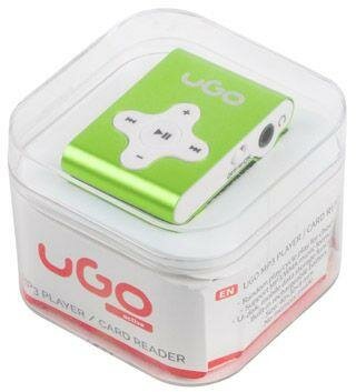 UGO UMP-1024 MP3 lejátszó Micro SD kártyaolvasóval - Zöld