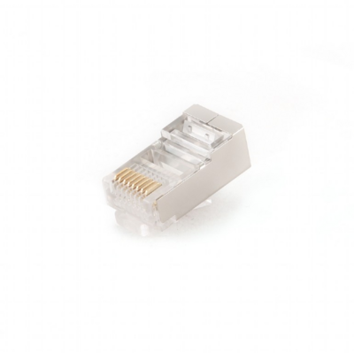 Gembird PLUG5SP Árnyékolt moduláris RJ45 csatlakozó (10 db / csomag)