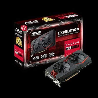 Asus PCIe AMD RX 570 4GB GDDR5 - EX-RX570-4G