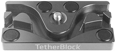 Tether Tools TetherBlock Kábeltartó adapter 1/4" - 20" állványmenettel - Fekete