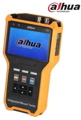 Dahua PFM905-E HDCVI/ AHD/ HDTVI/ CVBS teszt monitor, 4" kijelző, BNC be-/kimenet, RS485, hang bemenet, DC kimenet