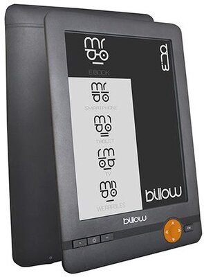 APPROX Billow E03E E-book olvasó (6"E-ink PVI, 800*600, kép-audio lejászás, 4GB memória, microSD) Fekete