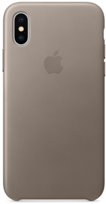 Apple iPhone X Szilikon Tok - Vakondszürke