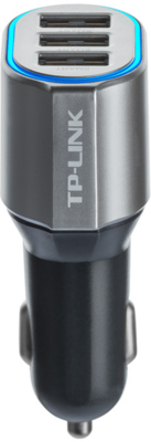 TP-Link CP230 Autós töltő 2.4A (3x USB) Fekete/Szürke