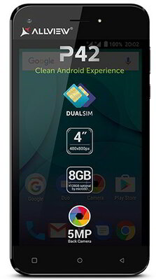 Allview P42 Dual SIM Okostelefon - Fekete