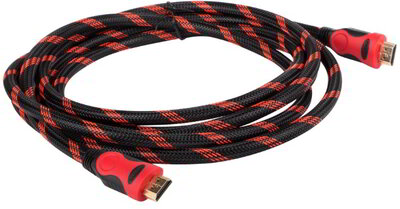 Genesis NKA-0787 HDMI v1.4 kábel 3m - Fekete/Piros