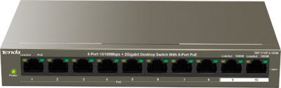 Tenda TEF1110P-8-102W Gigabit PoE Desktop Switch
