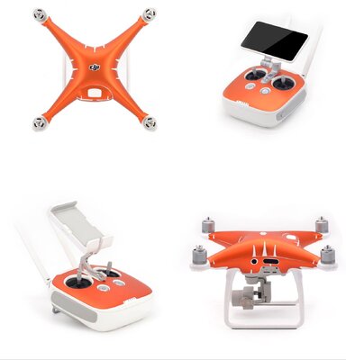 PGYTech Narancssárga fedlap matrica Phantom 4 Pro drónhoz