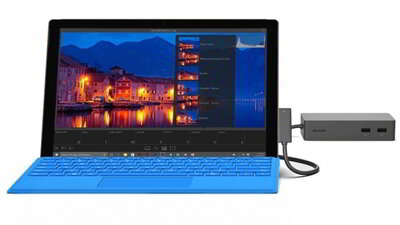 Microsoft 12.3" Surface Pro 4 i7 8GB 256GB WiFi Tablet Ezüst (SU9-00004) + Surface Dock csomag + Pen