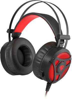 Genesis Neon 360 Gaming Headset Fekete/Piros