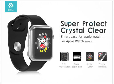 Apple Watch Series 2 védőtok - Devia Smart Case 42 mm - clear