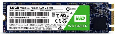 Western Digital 120GB Green M.2 SATA3 SSD (WDS120G2G0B)