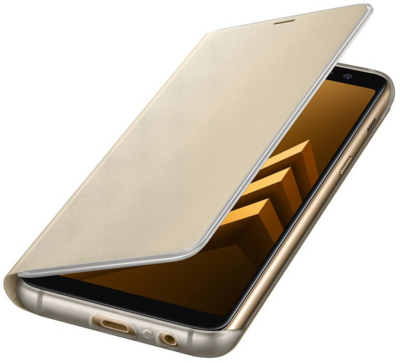 Samsung EF-FA530PF Galaxy A8 Neon Flip tok - Arany