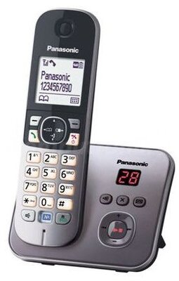 Panasonic KX-TG6821PDM Dect Asztali telefon - Fekete/Ezüst