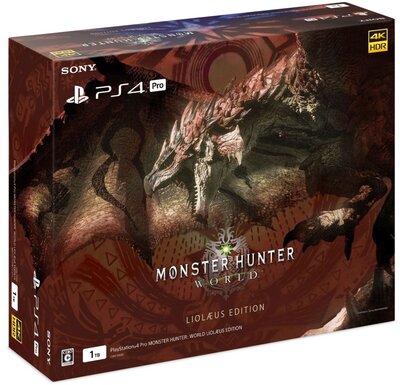 Sony PlayStation 4 Pro Fekete 1TB Monster Hunter: World Liolaeus edition