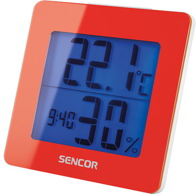 Sencor SWS 1500 RD LCD időjárás-állomás ébresztőórával