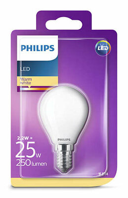 Philips LED Körteizzó 2,2 W 250 lm 2700 K E14 - Meleg fehér